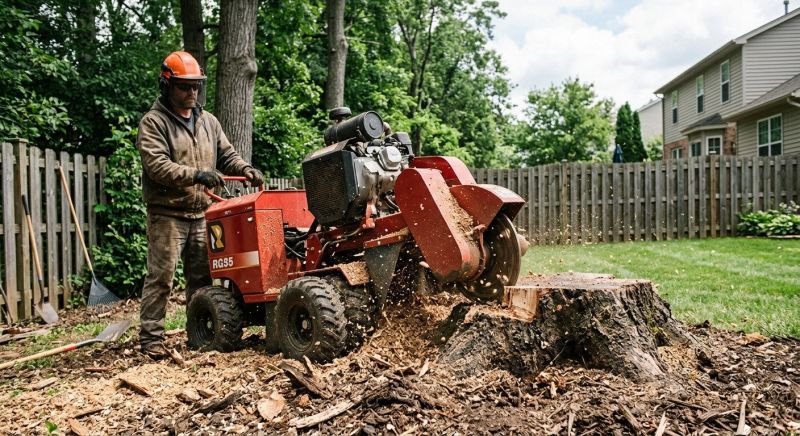 Stump Cutting in Aiken, SC